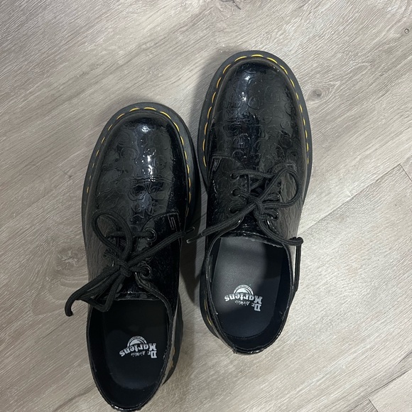 Dr. Martens Black Platform Shoes - Picture 6 of 7